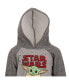 Starwars Boys The Mandalorian Fleece Pullover Hoodie and Pants Outfit Set to (12 Months - 18-20) Серый, 14-16 - фото #6