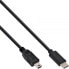 Фото #1 товара InLine USB 2.0 Cable - USB-C male / mini-B male (5pin) - black - 0.5m