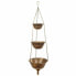 Hanging Planter Alexandra House Living Golden Iron 33 x 122 x 33 cm