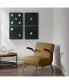 Two Black Dominos 2-Piece Canvas Wall Art Set