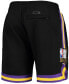 Фото #5 товара Men's Anthony Davis Black Los Angeles Lakers Player Shorts