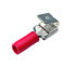 Фото #1 товара Разъем Cimco 180280 с изгибом, красный, для плоских проводов, 6.3 мм, 0.8 мм, 180°