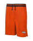 ფოტო #3 პროდუქტის Men's Orange Denver Broncos Cool Down Tri-Color Elastic Training Shorts