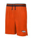 Men's Orange Denver Broncos Cool Down Tri-Color Elastic Training Shorts