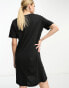 Фото #3 товара ONLY Tall mini t-shirt dress in black