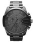 ფოტო #1 პროდუქტის Men's Chronograph Gunmetal Ion-Plated Stainless Steel Bracelet Watch 51mm DZ4282
