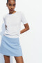 Фото #4 товара Юбка-шорты из рельефной ткани с блестящей нитью ZARA