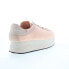 Фото #15 товара Diesel S-Pyave Wedge ET Womens Pink Canvas Lifestyle Sneakers Shoes