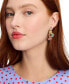 Gold-Tone Fleurette Cluster Drop Earrings