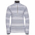 Толстовка Odlo Silvretta Ceramiwarm half zip fleece White / Graphic, S - фото #2