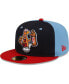 ფოტო #1 პროდუქტის Men's Navy/Red Salem Red Sox Theme Night 59FIFTY Fitted Hat