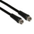 Фото #1 товара InLine SAT Cable 2x shielded ultra low loss 2x F-male >75dB black 5m