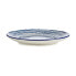Фото #1 товара Плоская тарелка Лучи Фарфор Синий Белый 24 x 2,8 x 24 cm