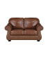 Фото #2 товара White Label Dadeville 64" Leather Match Love Seat