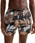 Фото #1 товара Men's Tropical-Print Quick-Drying Swim Shorts