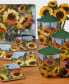 Sunflower Bouquet Square Platter 12.5" - фото #3