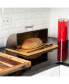 Stainless Steel Bread Box with Bamboo Board