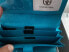 Giani Bernini Flap Tri Fold Wallet Blue Silver