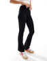 New Look foldover waist leggings in black