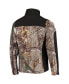 Men's Realtree Camo, Black Atlanta Falcons Circle Hunter Softshell Full-Zip Jacket
