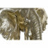 Decorative Figure DKD Home Decor Elephant Black Golden Metal Resin (60 x 36 x 73 cm)