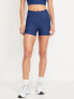 High-Waisted PowerSoft Biker Shorts -- 4-inch inseam