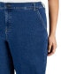 Фото #4 товара Plus Size Wide-Leg High-Rise Jeans, Created for Macy's
