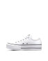 Фото #1 товара Converse Chuck Taylor All Star leather Lift Ox trainers in white