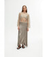 ფოტო #2 პროდუქტის Women's Asymmetrical Long Skirt