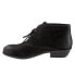 Softwalk Ramsey S1659-003 Womens Black Leather Lace Up Ankle & Booties Boots 5.5