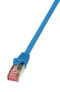 Фото #2 товара LogiLink 3m Cat.6 S/FTP сетевой кабель Cat6 S/FTP (S-STP) Синий CQ2066S