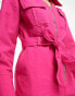 Фото #8 товара Extro & Vert Petite utility jumpsuit in hot pink