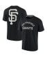 ფოტო #4 პროდუქტის Men's and Women's Black San Francisco Giants Super Soft Short Sleeve T-shirt