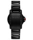 ფოტო #7 პროდუქტის Men's Cali Diver Automatic Black Stainless Steel Bracelet Watch 40mm