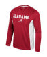 Фото #2 товара Men's Crimson Alabama Crimson Tide Warm Up Long Sleeve T-shirt