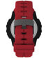 Фото #4 товара Men's UFC Rush Digital Red Polyurethane Strap 52mm Round Watch