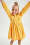 Фото #15 товара Платье Defacto Kız Çocuk Waffle