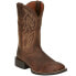 Justin Boots Canter Square Toe Cowboy Mens Brown Casual Boots SE7510