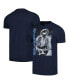 Фото #1 товара Men's Navy Eric Clapton Black & White Photo T-shirt
