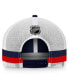 Фото #3 товара Men's Navy, White Washington Capitals Fundamental Striped Trucker Adjustable Hat