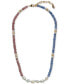 ფოტო #2 პროდუქტის Two-Tone Mixed Bead Single Strand Necklace, 16" + 3" extender