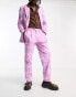 Фото #6 товара Viggo Isco check suit trousers in purple