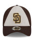 Фото #2 товара Men's Brown San Diego Padres 2024 Batting Practice 39THIRTY Flex Hat