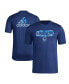 Фото #1 товара Men's Navy Sporting Kansas City Local Pop AEROREADY T-shirt