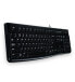 Logitech Keyboard K120 for Business - Full-size (100%) - Wired - USB - QWERTZ - Black