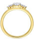 ფოტო #4 პროდუქტის Diamond Engagement Ring (3/8 ct. t.w.) in 14k Gold
