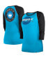 ფოტო #1 პროდუქტის Women's Blue Charlotte FC Athletic Raglan 3/4-Sleeve T-shirt