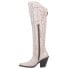 Фото #3 товара Dan Post Boots Loverly Snip Toe Cowboy Womens White Casual Boots DP4377-100