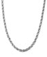 ფოტო #1 პროდუქტის Triple Woven Link 22" Chain Necklace, Created for Macy's