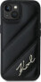 Фото #3 товара Karl Lagerfeld Karl Lagerfeld KLHCP13MPQDSMGK iPhone 13 6.1" czarny/black hardcase Diagonal Quilted Script